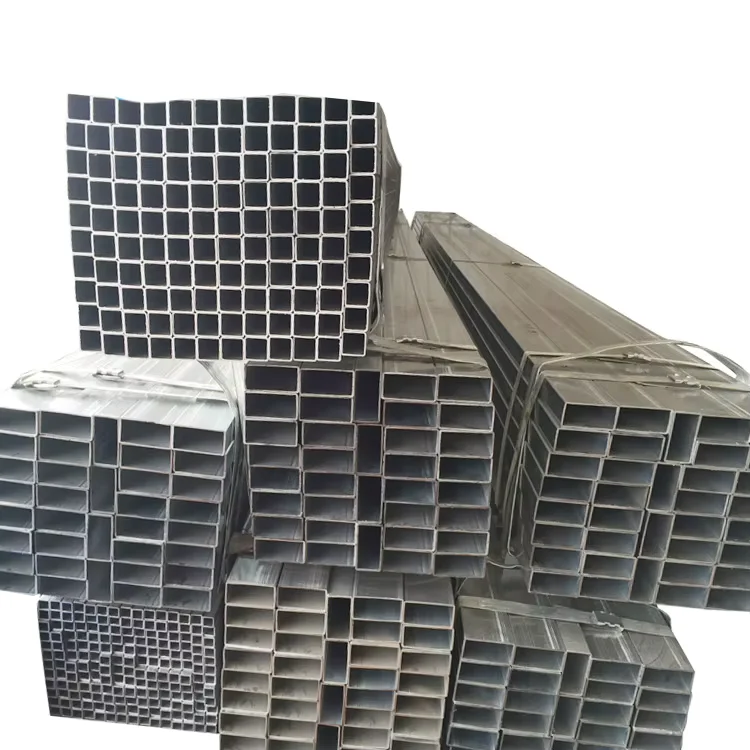 Q235B Q345B Galvanized Square Rectangular Steel Tube 0.5-40mm Supplier