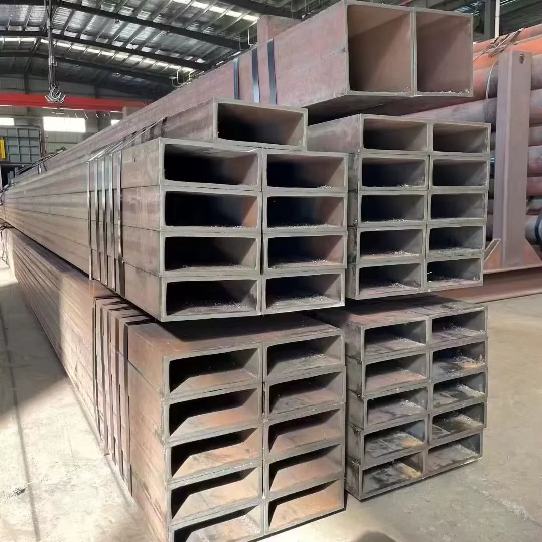 Q235B Q345B HDG Sharp-Corner Rectangular Steel Tube Supplier
