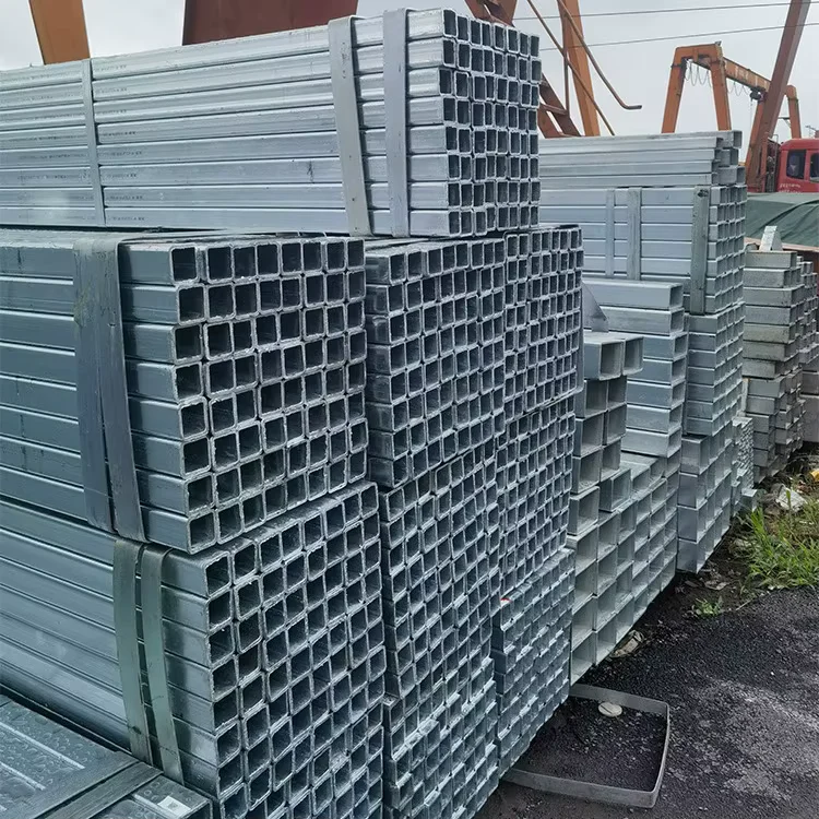 Q235B Q345B Hot Dipped Galvanized Square Rectangular Steel Tube ASTM Supplier