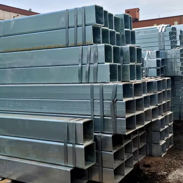 Q235B Q345B Hot Dipped Galvanized Square Rectangular Steel Tube ASTM Supplier
