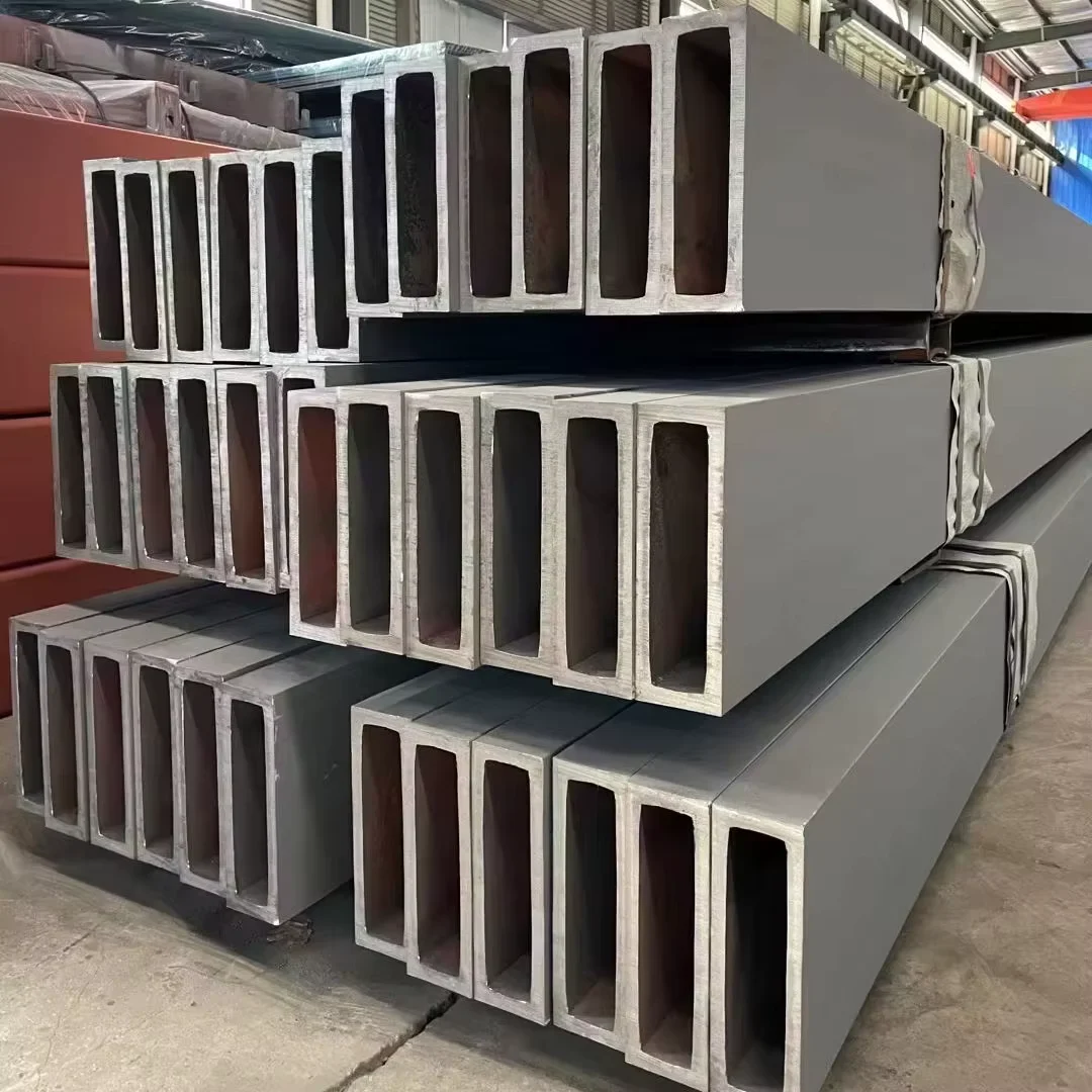 Q235B Q345B Sharp-Corner Rectangular Steel Tube Manufacturer 150-625mm
