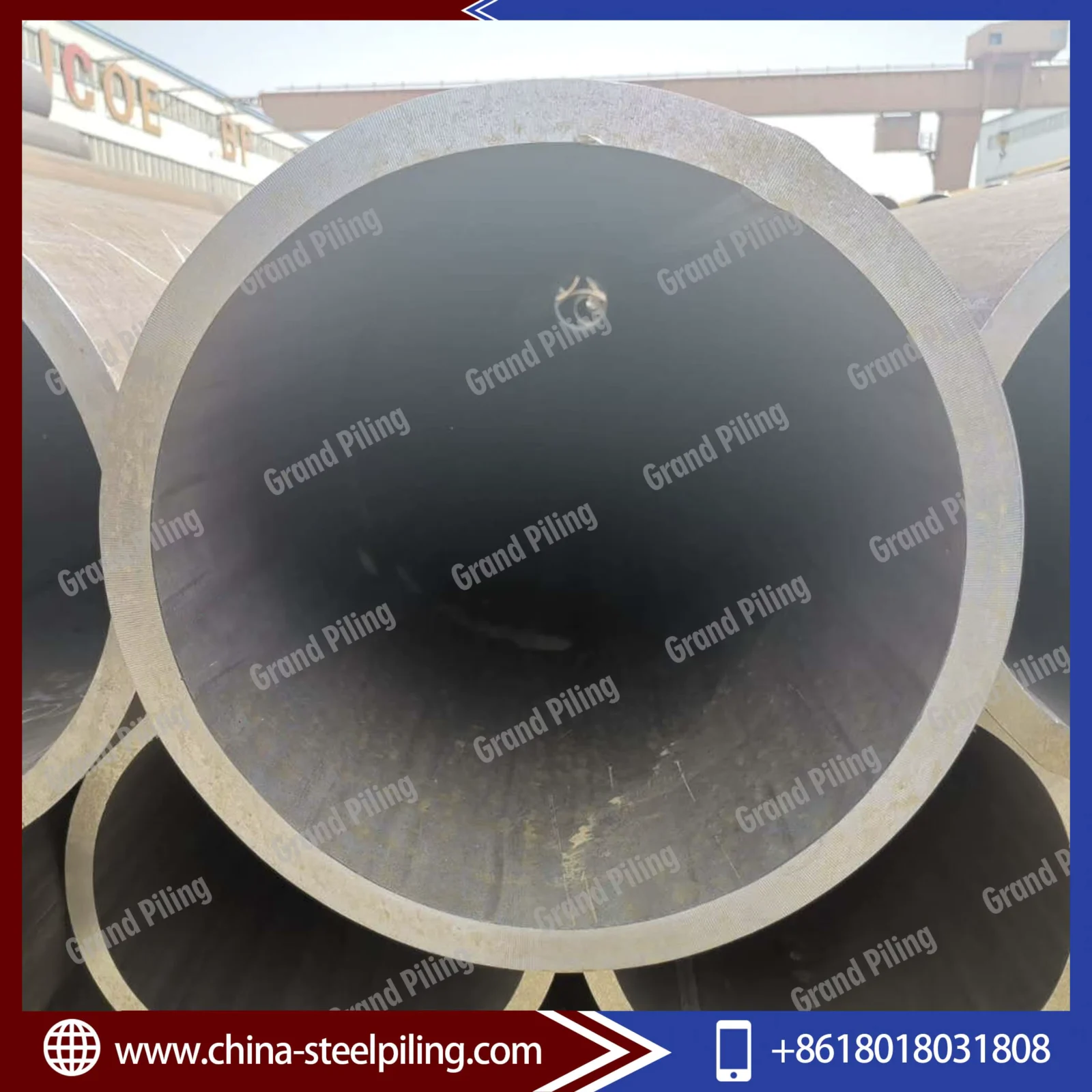 Q235B-Q690 JCOE Welded Steel Pipe Pile OD 325-5500mm Supplier