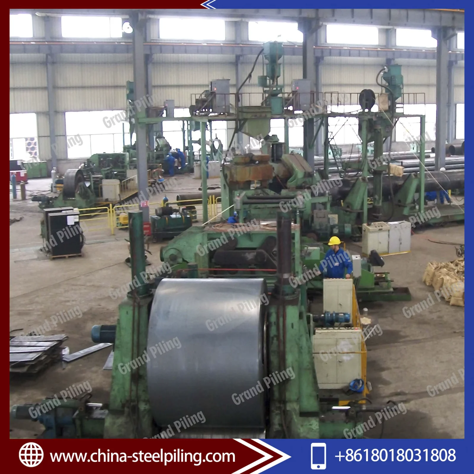 Q235B-Q690 JCOE Welded Steel Pipe Pile OD 325-5500mm Supplier