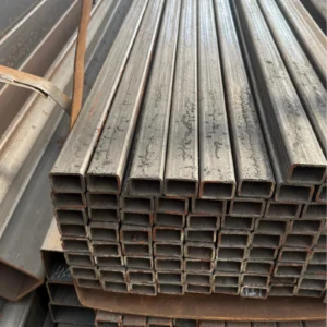 Q235B S355 ERW Welded Square Steel Tube CE Certified Custom Cutting Supplier
