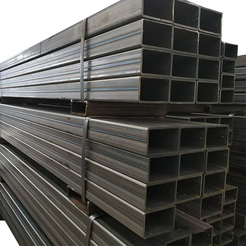 Q235B Welded Square Rectangular Steel Tube 1-3mm Wall ERW Supplier