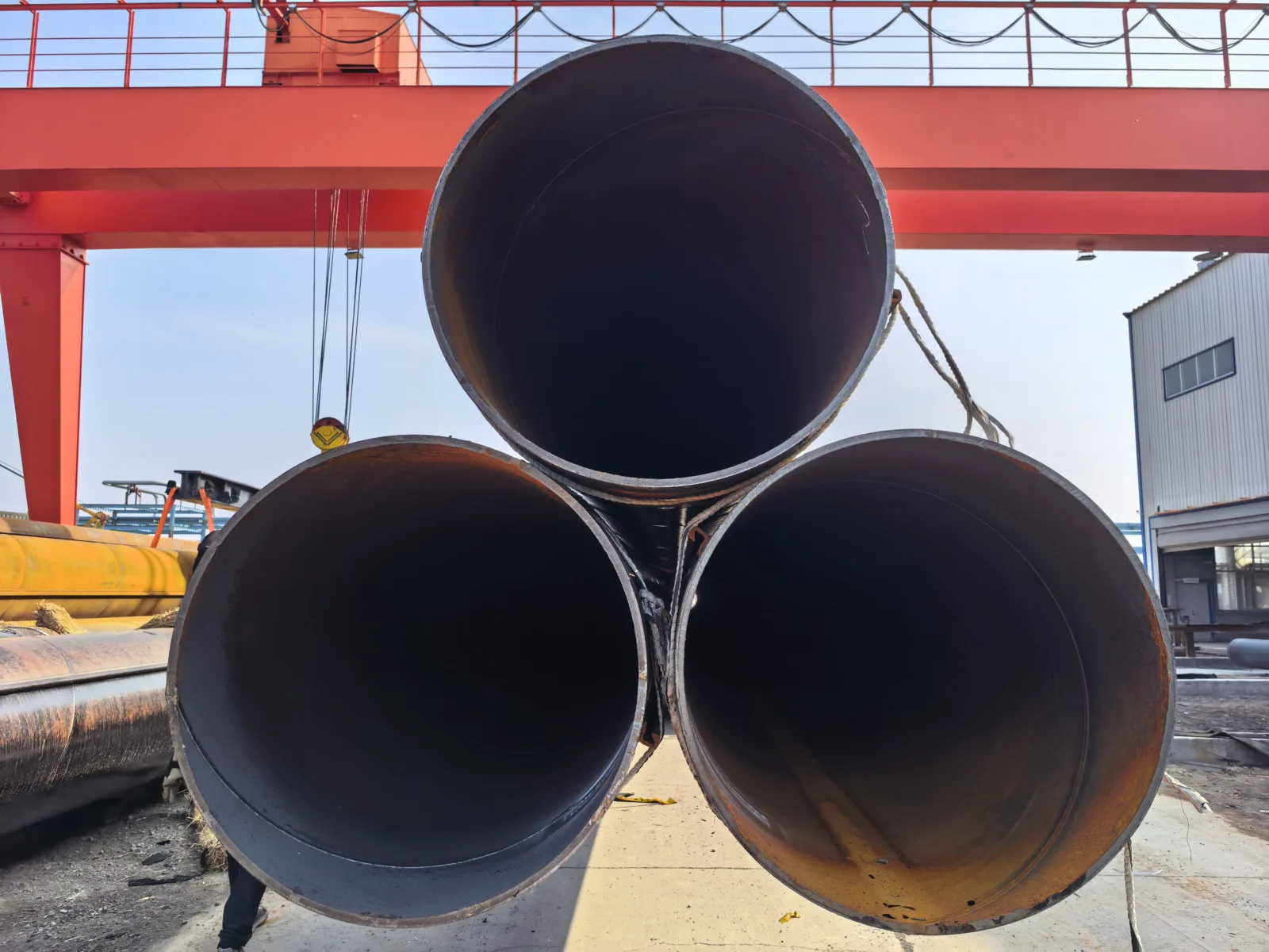Q345B SSAW Steel Pipe Pile OD 20-1100mm WT 50mm Supplier