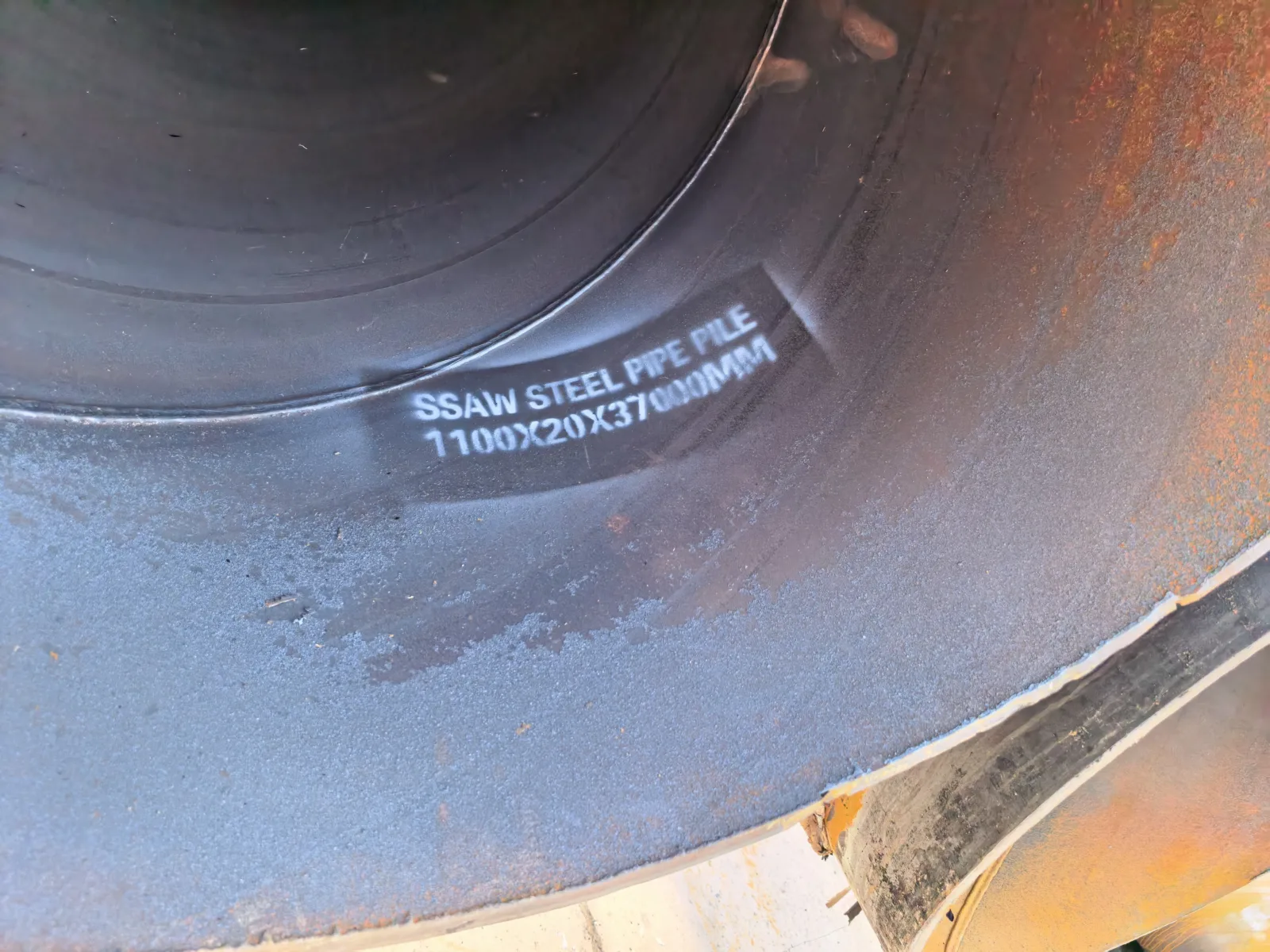 Q345B SSAW Steel Pipe Pile OD 20-1100mm WT 50mm Supplier