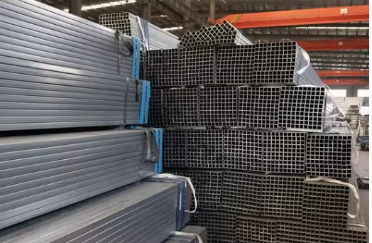 S235 S275 Galvanized Square Steel Tube 25x25mm JIS GS Certified Manufacturer
