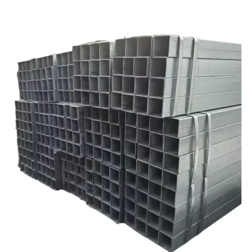 S235 S275 SS400 Galvanized Square Steel Tube 40x40x3mm ERW Hot Dip Factory Supplier