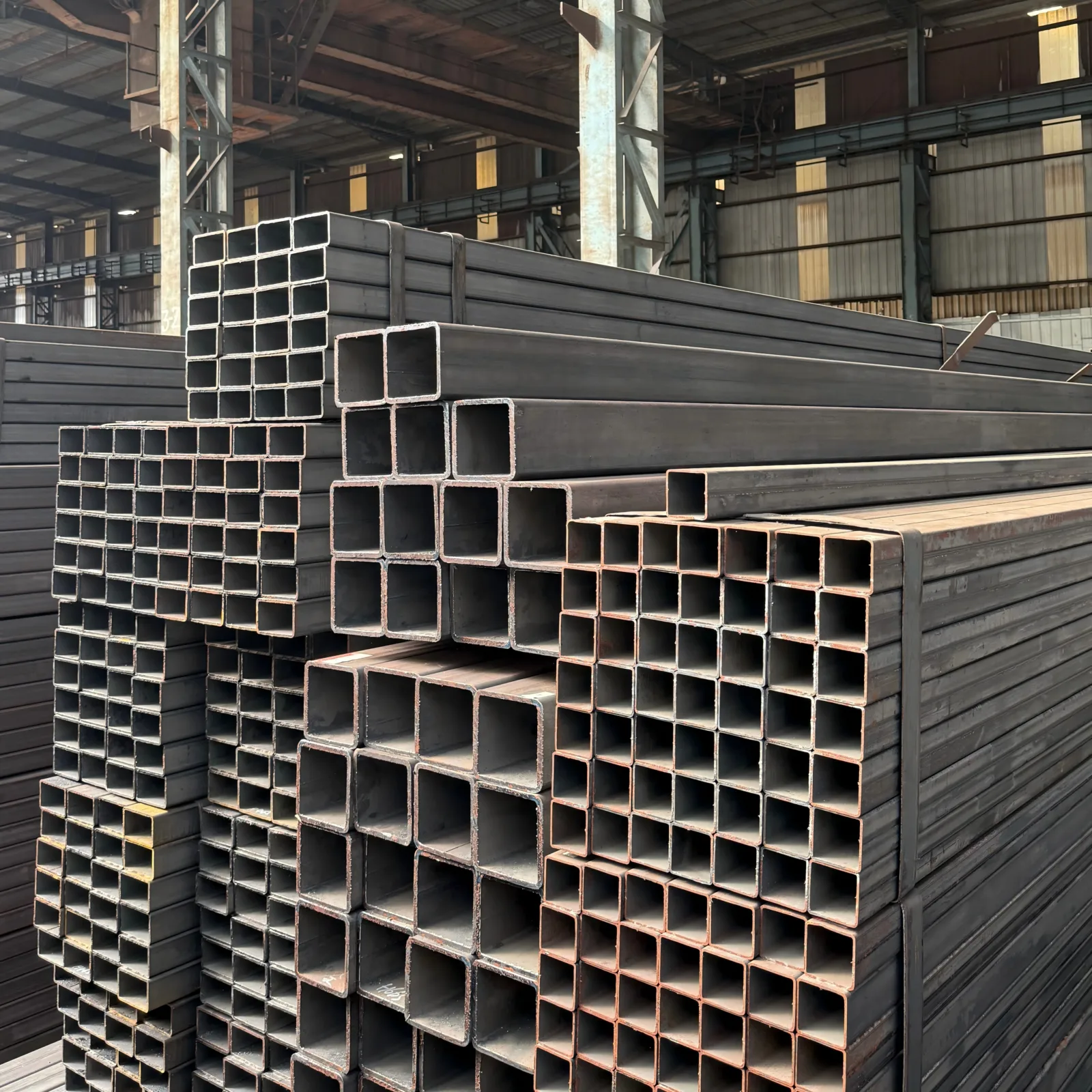 S235JR S355 Q235B Welded Square Steel Tube Custom Size CE Certified Supplier