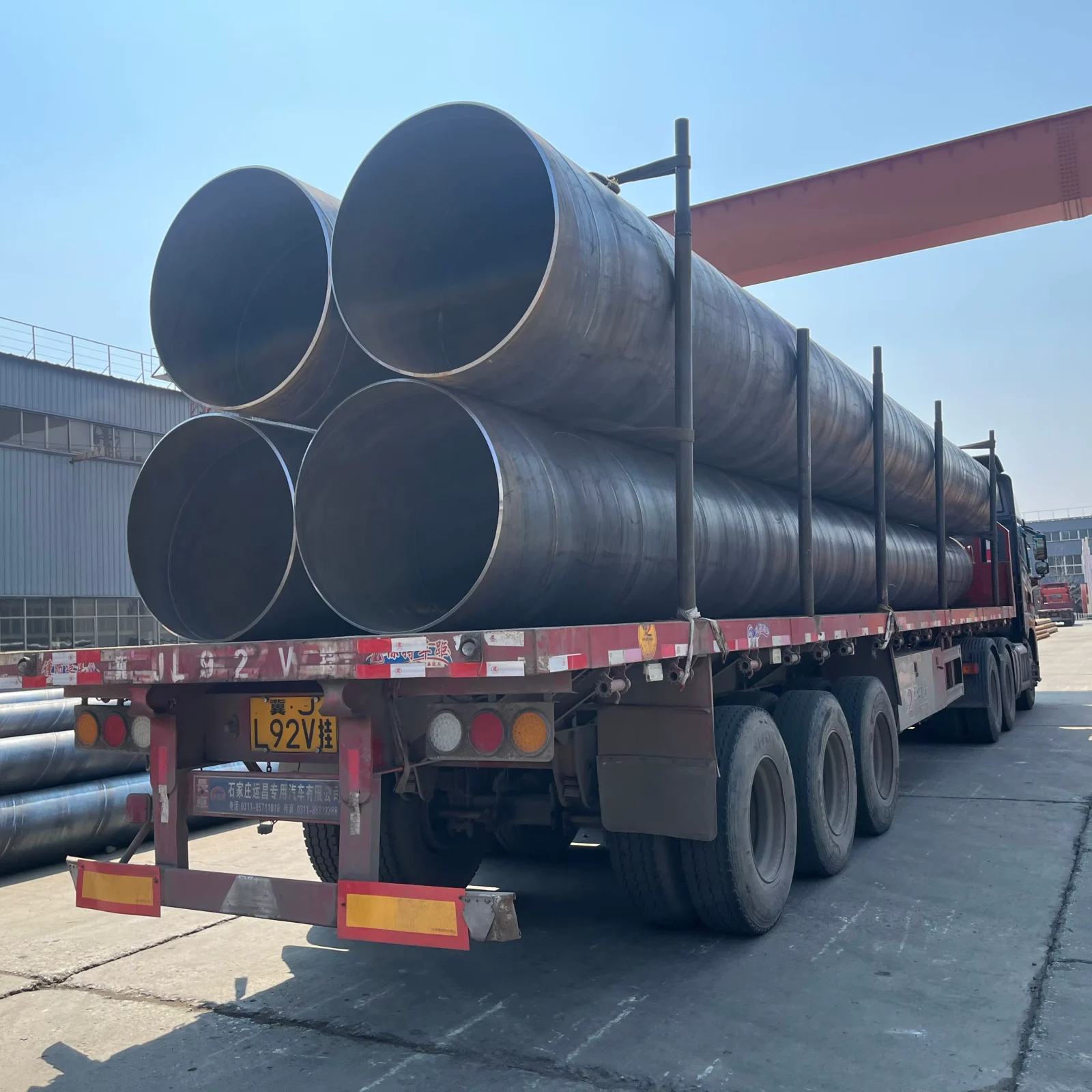 S355J2H SSAW Spiral Welded Steel Pipe API 5L OD 406-1524mm Supplier
