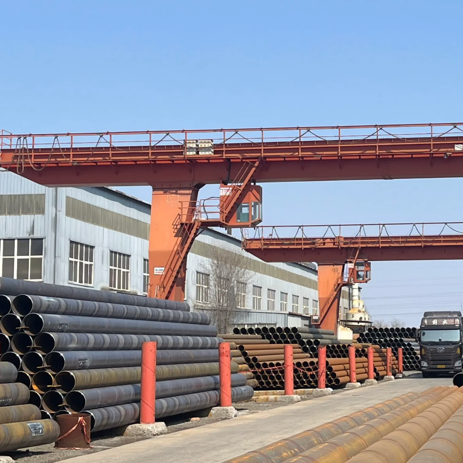 S355J2H SSAW Spiral Welded Steel Pipe API 5L OD 406-1524mm Supplier