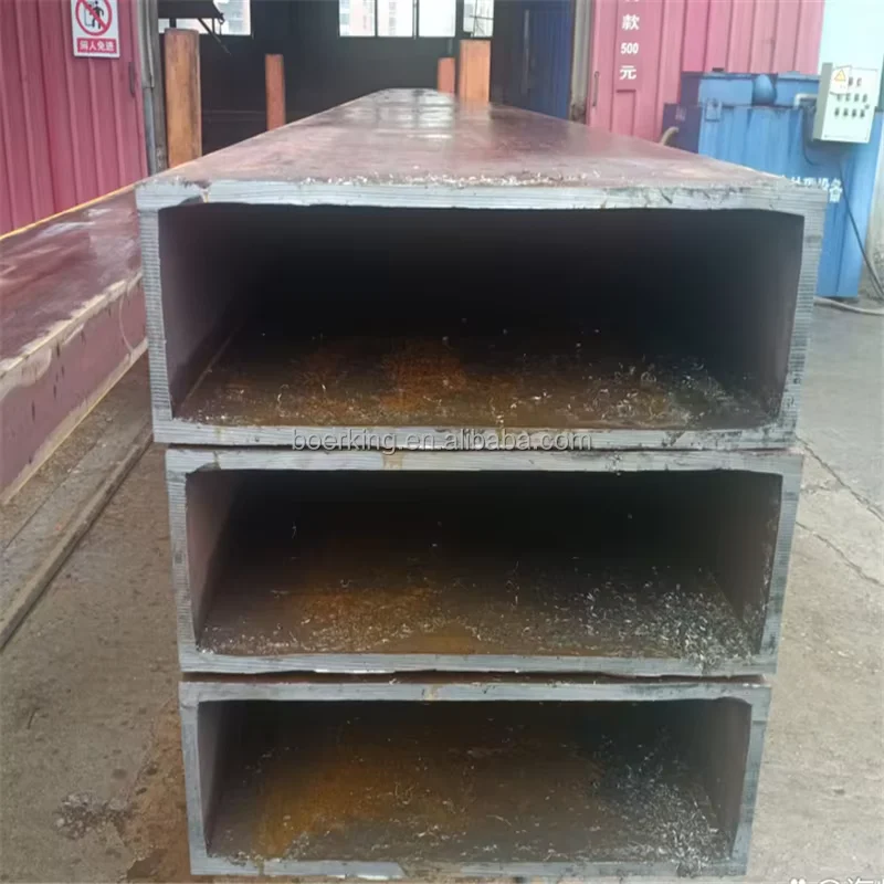 S355JR Sharp Corner Square Rectangular Steel Tube EN10219 Supplier