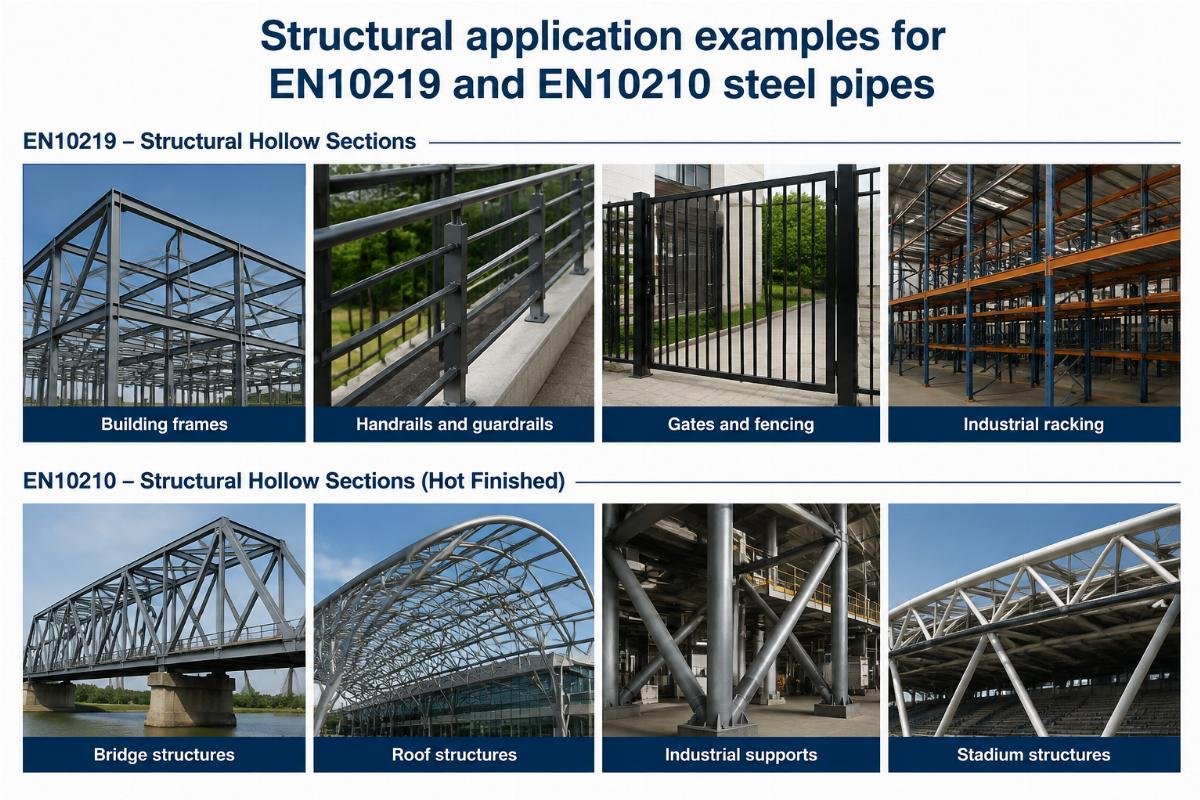 Structural application examples for EN10219 and EN10210 steel pipes